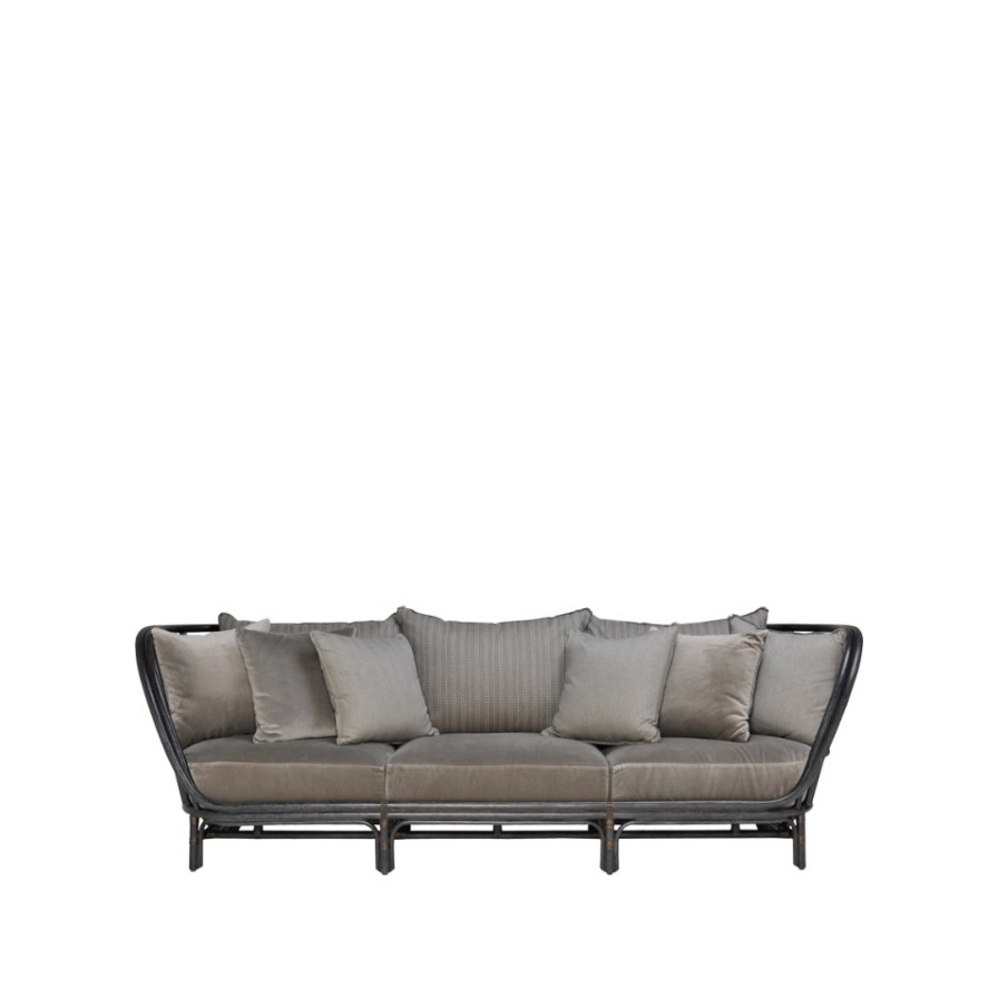 Janus Et Cie Kyoto Rattan Divano 3 Posti | In stock Best